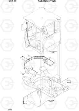 5070 CAB MOUNTING HL740-9B(BRAZIL), Hyundai