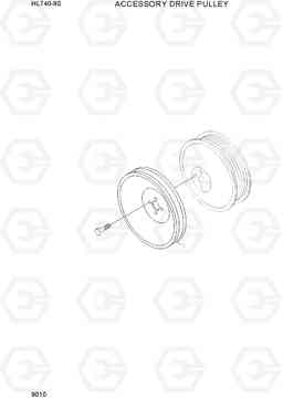 9010 ACCESSORY DRIVE PULLEY HL740-9B(BRAZIL), Hyundai