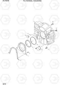 9210 FLYWHEEL HOUSING HL740-9B(BRAZIL), Hyundai