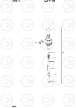 9390 INJECTOR HL740-9B(BRAZIL), Hyundai