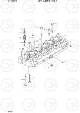 9400 CYLINDER HEAD HL740-9B(BRAZIL), Hyundai