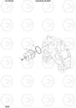 9540 WATER PUMP HL740-9B(BRAZIL), Hyundai