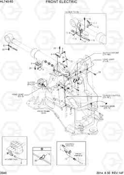 2040 FRONT ELECTRIC HL740-9S, Hyundai