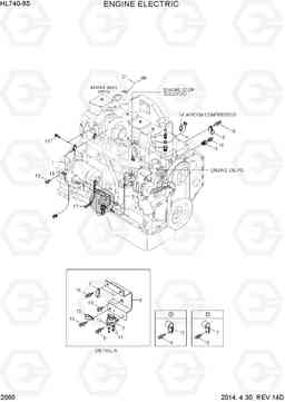 2060 ENGINE ELECTRIC HL740-9S, Hyundai