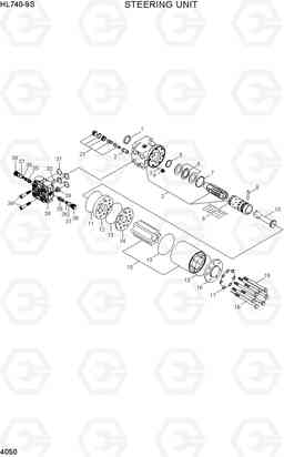 4050 STEERING UNIT HL740-9S, Hyundai