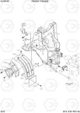 5010 FRONT FRAME HL740-9S, Hyundai
