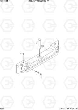 5050 COUNTERWEIGHT HL740-9S, Hyundai