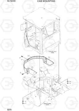 5070 CAB MOUNTING HL740-9S, Hyundai