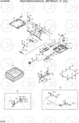 5175 SEAT(MECHANICAL, RETRACT, 3