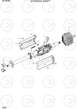 5200 STEERING SHAFT HL740-9S, Hyundai