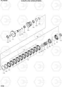 6160 COUPLING GROUP(KR) HL740-9S, Hyundai
