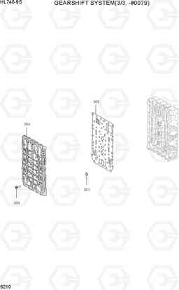 6210 GEARSHIFT SYSTEM(3/3, -#0079) HL740-9S, Hyundai