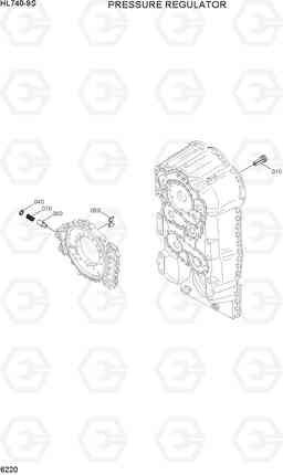 6220 PRESSURE REGULATOR HL740-9S, Hyundai