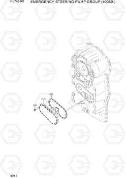 6241 EMERGENCY STEERING PUMP GROUP(#0080-) HL740-9S, Hyundai