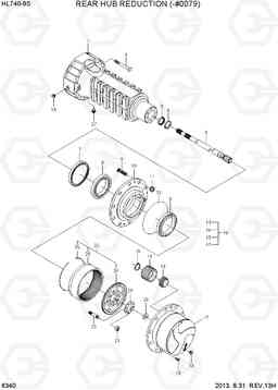 6340 REAR HUB REDUCTION(-#0079) HL740-9S, Hyundai