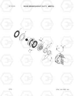 6352 REAR BRAKE(HEAVY DUTY, -#0079) HL740-9S, Hyundai