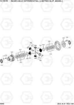 6545 REAR AXLE DIFFERENTIAL(LIMITED SLIP) HL740-9S, Hyundai