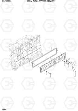 9080 CAM FOLLOWER COVER HL740-9S, Hyundai