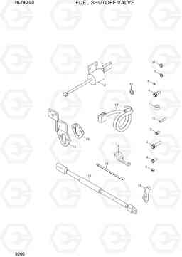 9260 FUEL SHUTOFF VALVE HL740-9S, Hyundai