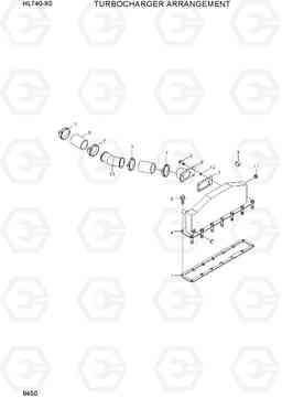 9450 TURBOCHARGER ARRANGEMENT HL740-9S, Hyundai