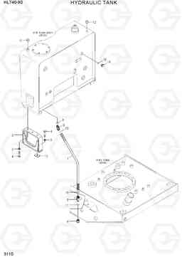 3110 HYDRAULIC TANK HL740-9S(BRAZIL), Hyundai