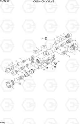 4090 CUSHION VALVE HL740-9S(BRAZIL), Hyundai