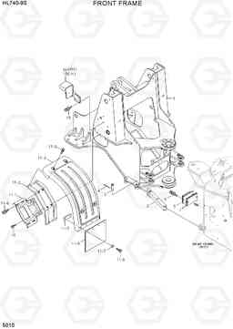 5010 FRONT FRAME HL740-9S(BRAZIL), Hyundai