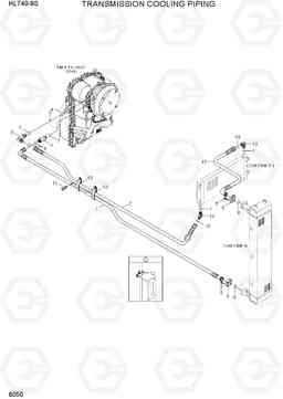 6050 TRANSMISSION COOLING PIPING HL740-9S(BRAZIL), Hyundai