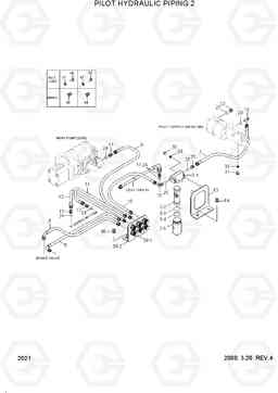 2021 PILOT HYDRAULIC PIPING 2 HL740TM-3(-#0250), Hyundai