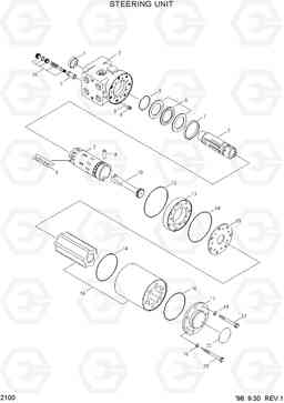 2100 STEERING UNIT HL740TM-3(-#0250), Hyundai