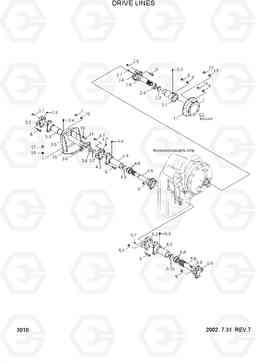 3010 DRIVE LINE HL740TM-3(-#0250), Hyundai