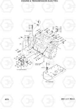 4070 ENGINE & TRANSMISSION ELECTRIC HL740TM-3(-#0250), Hyundai