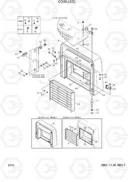 5111 COWL(2/2) HL740TM-3(-#0250), Hyundai