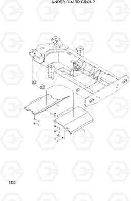 5130 UNDER GUARD GROUP HL740TM-3(-#0250), Hyundai