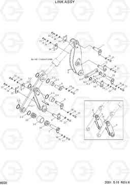 6020 LINK ASSY HL740TM-3(-#0250), Hyundai