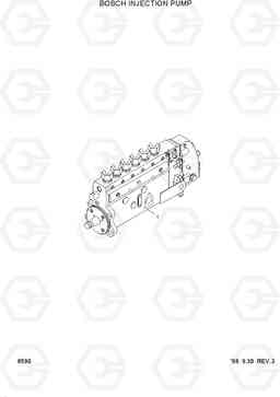 8590 BOSCH INJECTION PUMP HL740TM-3(-#0250), Hyundai