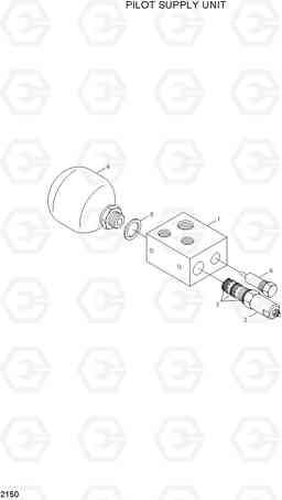 2150 PILOT SUPPLY UNIT HL740TM-3(#0251-), Hyundai