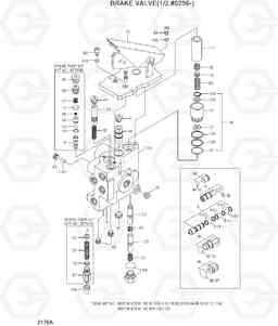 2170A BRAKE VALVE(1/2,#0256-) HL740TM-3(#0251-), Hyundai