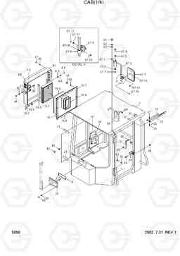 5050 CAB(1/4) HL740TM-3(#0251-), Hyundai