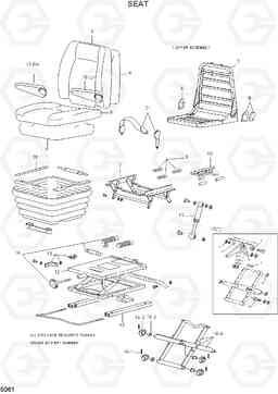 5061 SEAT HL740TM-3(#0251-), Hyundai