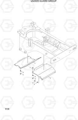 5130 UNDER GUARD GROUP HL740TM-3(#0251-), Hyundai