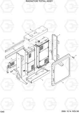 1040 RADIATOR TOTAL ASSY HL740TM-7, Hyundai