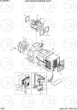 1100 AIR CONDITIONER UNIT HL740TM-7, Hyundai