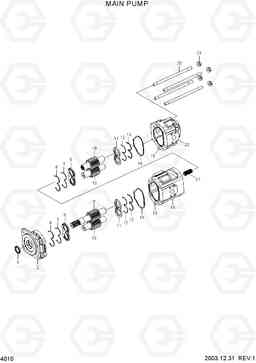 4010 MAIN PUMP HL740TM-7, Hyundai