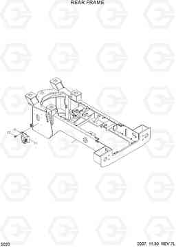 5020 REAR FRAME HL740TM-7, Hyundai