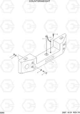 5050 COUNTERWEIGHT HL740TM-7, Hyundai