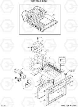 5130 CONSOLE BOX HL740TM-7, Hyundai