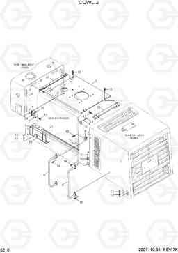 5210 COWL 2 HL740TM-7, Hyundai