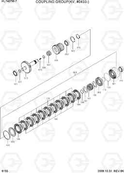 6155 COUPLING GROUP(KV, #0433-) HL740TM-7, Hyundai