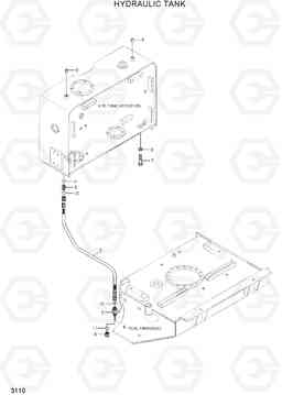 3110 HYDRAULIC TANK HL740TM-7A, Hyundai